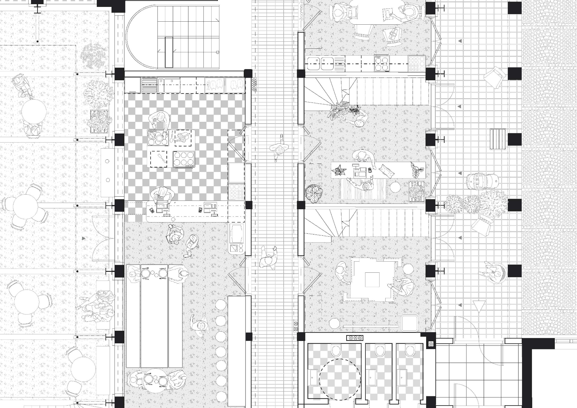 Proteus detail plan, scale 1:50