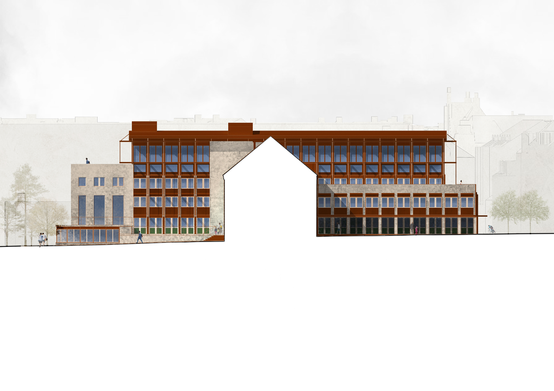 Proteus east facade