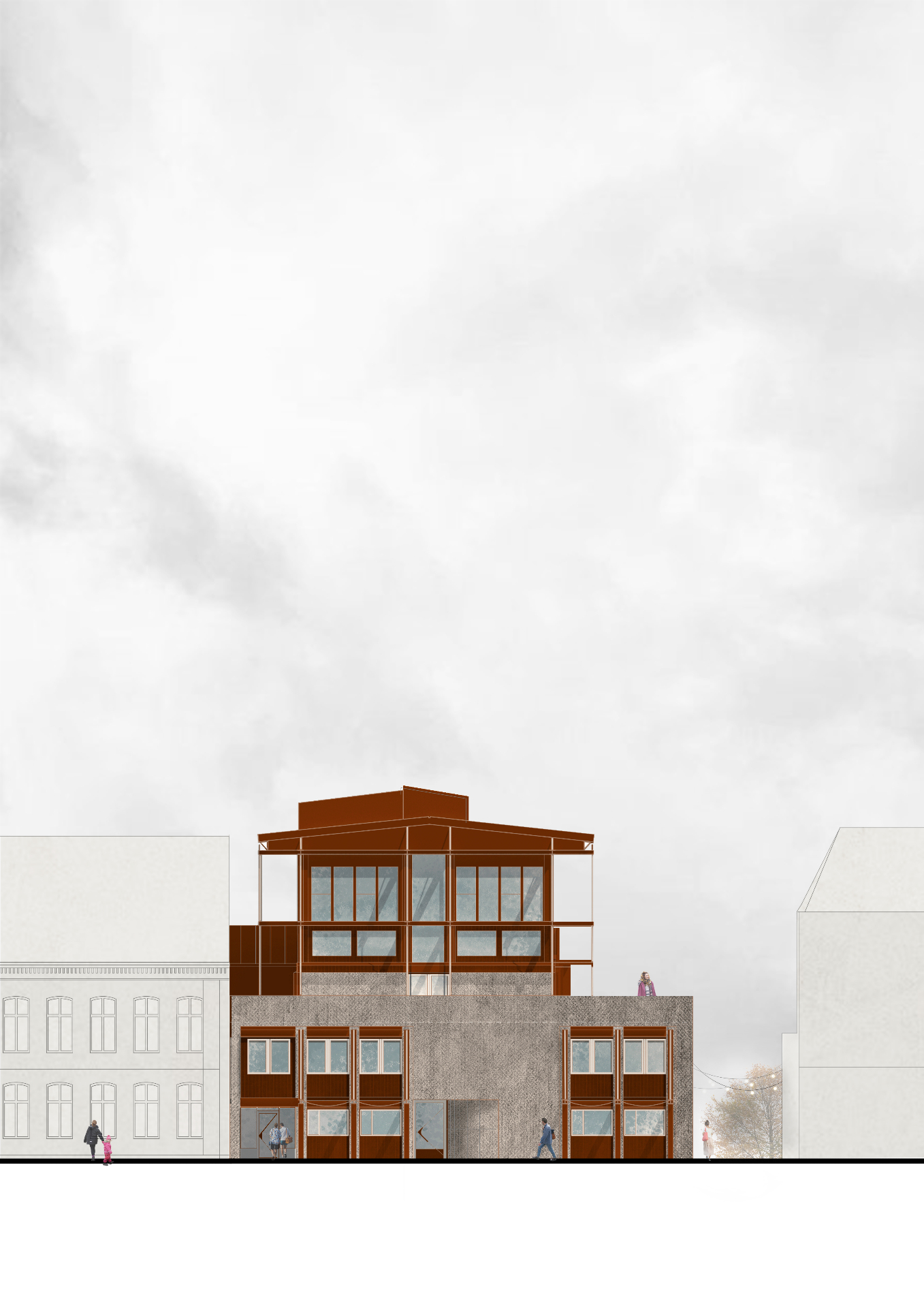 Proteus north facade