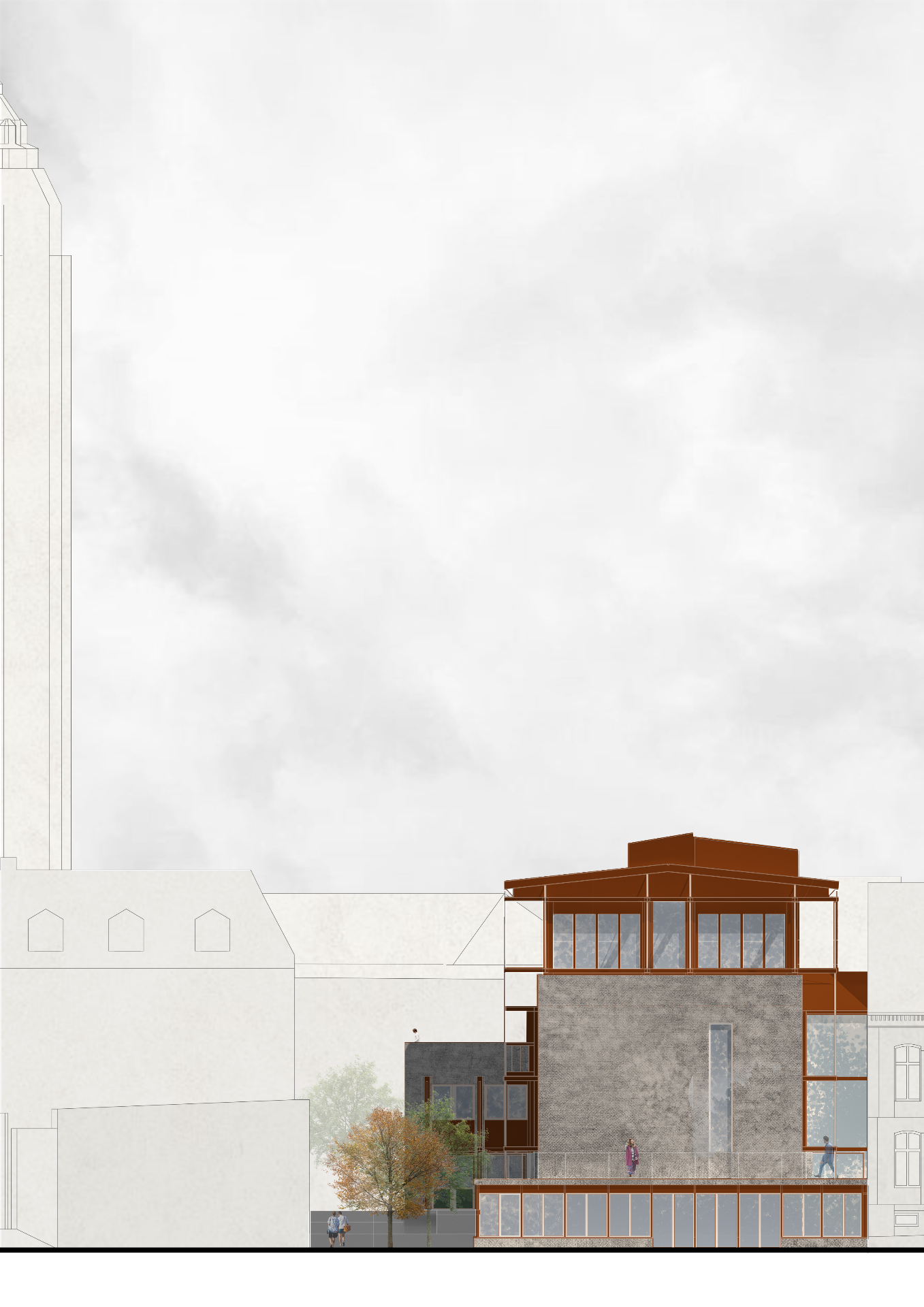 Proteus south facade