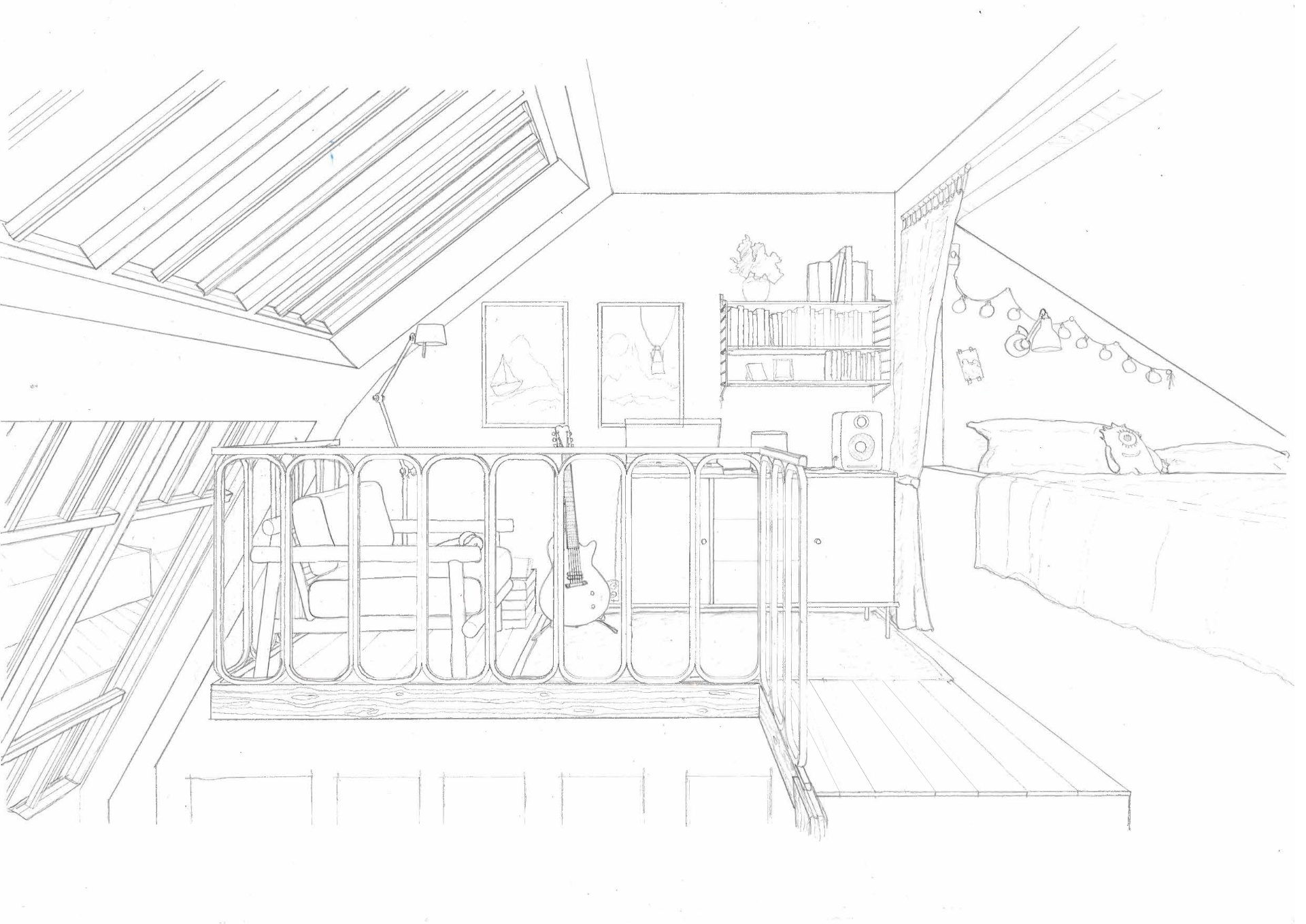 Terrasshim — Sleeping Loft